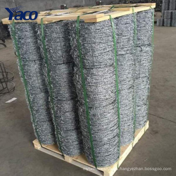 Alibaba China 1.8mm 2.0mm 2.5mm alambre de púas galvanizado alambre de púas galvanizado por rollo